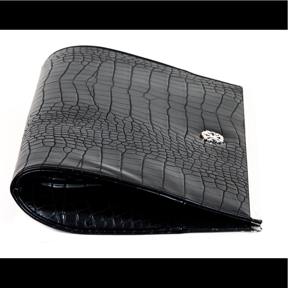 Christian Lacroix Bags Christian Lacroix Black Leather Purse Nwt Poshmark